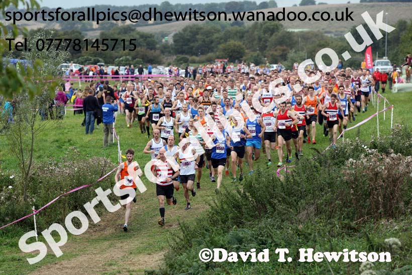 Senior mens Start Fitness North Eastern Harrier League, Tanfield, County Durham. Photo: David T. Hewitson/Sports for All Pics